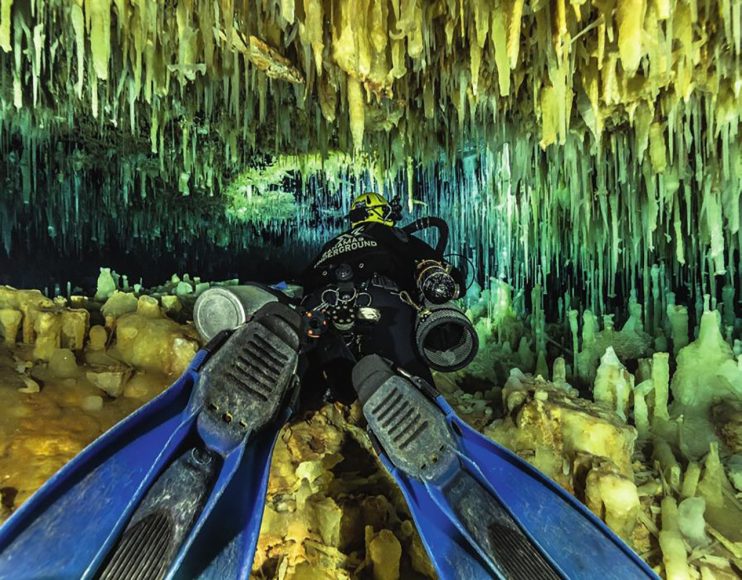 Im Unterwassereinsatz eignet sich die DSLR im Gehäuse ebenso zum Filmen wie zum fotografieren. Beim Licht muss der Unterwasserkameramann aber Kompromisse eingehen, da er sich entweder für das von Fotografen bevorzugte Blitzlicht - und damit für das Fotografieren - oder das für Filmer erforderliche Dauerlicht entscheiden muss.