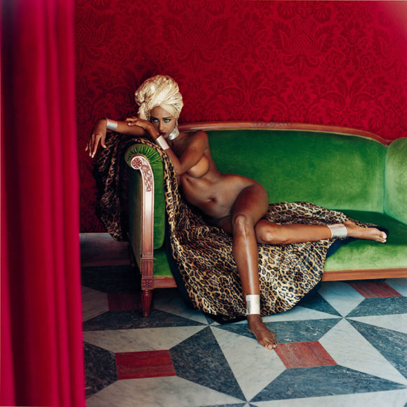 Helmut Newton
Iman, American Vogue, Hotel Negresco, Nice, 1989 © Helmut Newton Estate