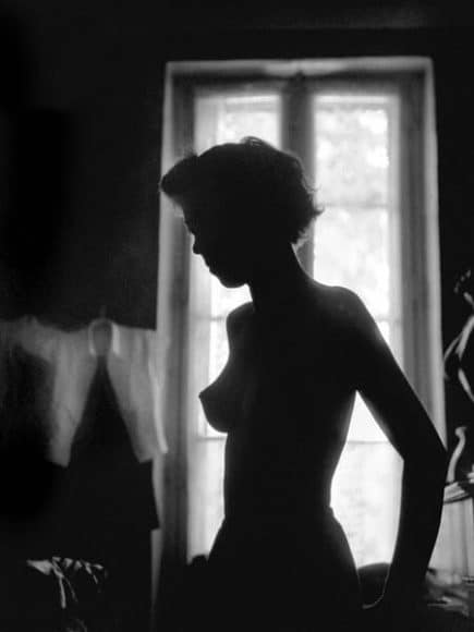 © René Groebli, Silhouette, from the series The Eye of Love, Paris, 1952.