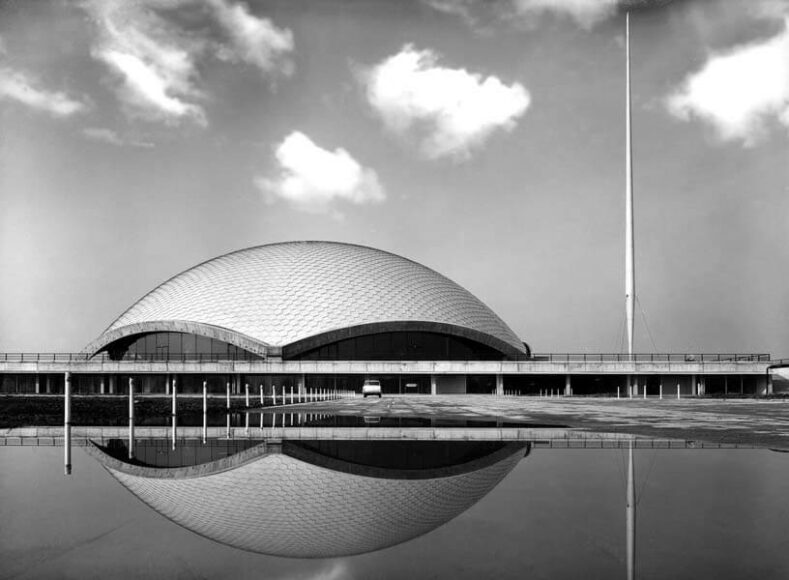 Jahrhunderthalle, Hoechst 1963,  © Heinrich Heidersberger