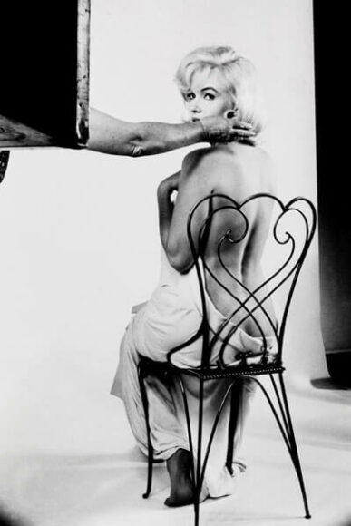 Marilyn Monroe bei Studioaufnahmen in Hollywood, Los Angeles, 1960,© Eve Arnold / Magnum Photos, courtesy OstLicht. Galerie für Fotografie. 