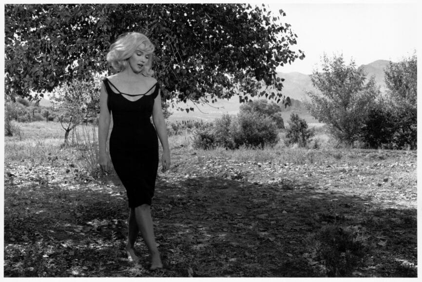 Inge Morath, Marilyn Monroe on the set of The Misfits, Reno, Nevada, USA, 1960, copyright Inge Morath + Magnum Photos (links)