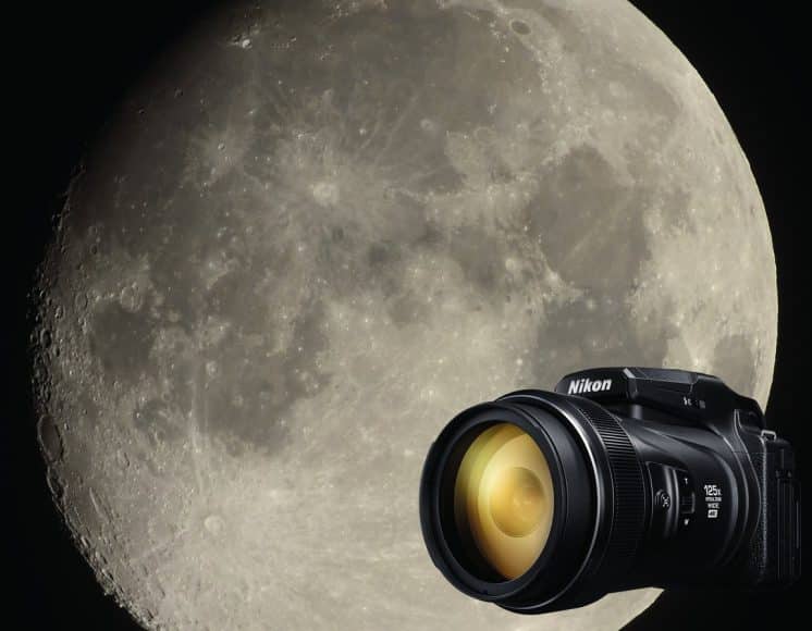 Greift mit ihrem 125-fachen optischen Zoom nach dem Himmel: Nikons Rekordhalter Coolpix P1000.