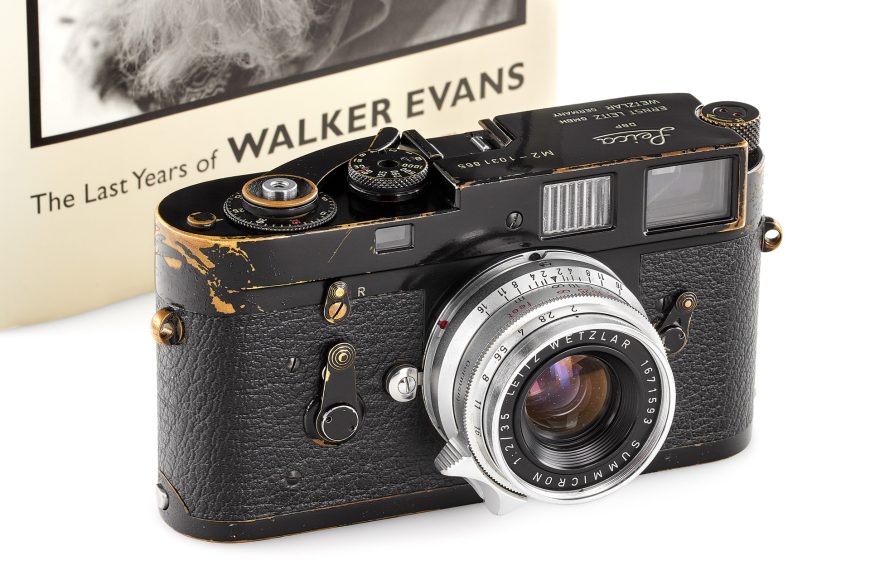 Leica M2 black paint Walker Evans