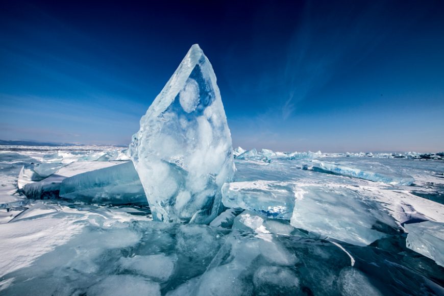 Eis auf dem Baikalsee | © Michael Martin